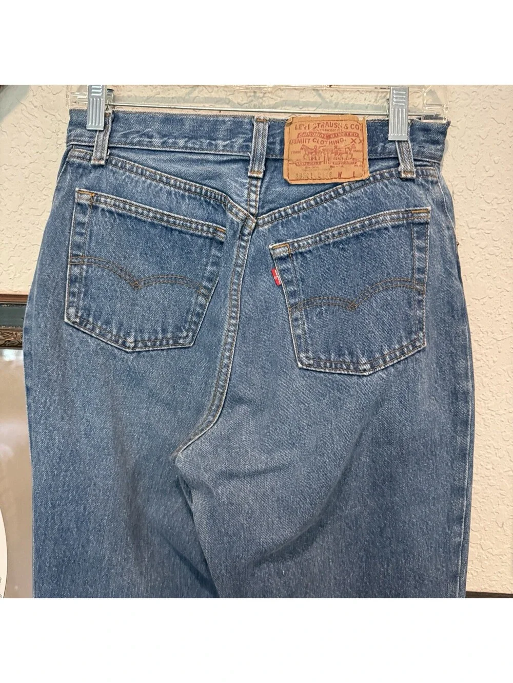 Vintage 80s/90s RARE Levi’s 501 STF Men’s 29x32 Blue Denim Jeans Made in USA
